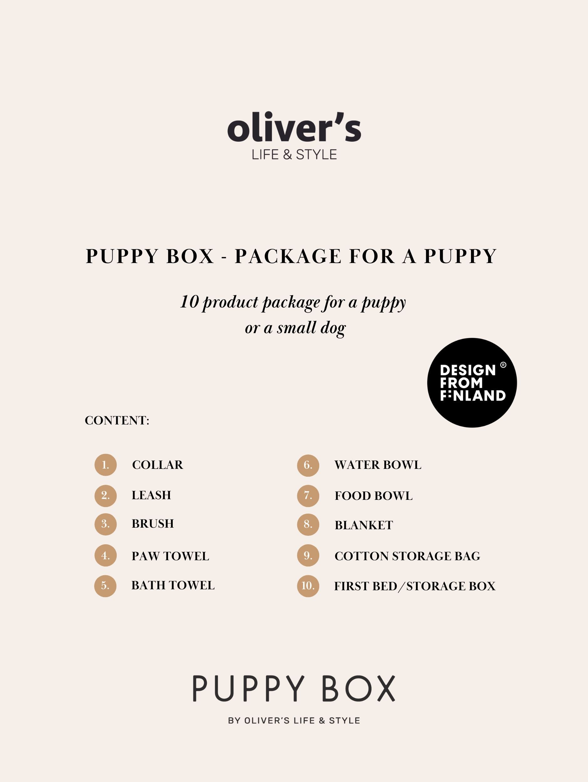 Puppy Box -pentupakkaus